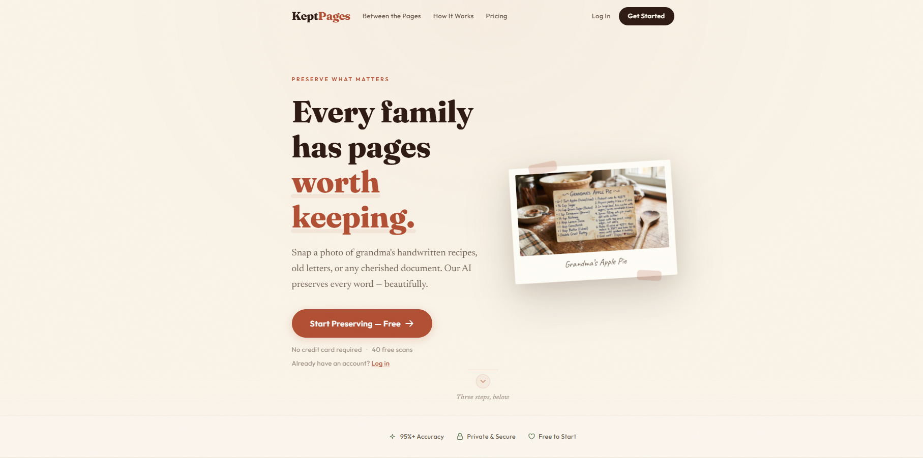 KeptPages